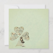 St. Patrick's Day Leprechaun Bedankkaart (Achterkant)