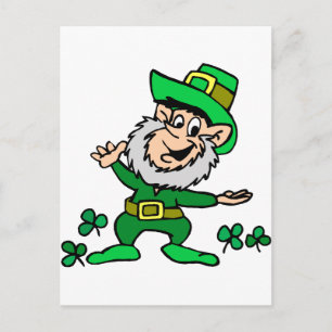 St. Patricks Day Leprechaun Briefkaart