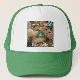 St Patrick's Day Leprechaun Cat  Trucker Pet