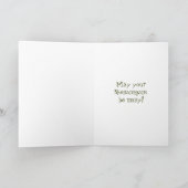 St. Patrick's Day Leprechaun Funny Greeting Kaart (Binnen)