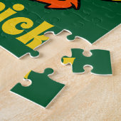 St. Patricks Day Leprechaun - Gepersonaliseerde Ki Legpuzzel (Zijkant)