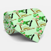 St Patrick's Day Leprechaun Gold Stropdas (Opgerold)