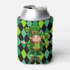 St. Patrick's Day Leprechaun Green Clover Blikjeskoeler