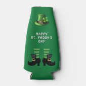 St Patrick's Day Leprechaun Green Flesjeskoeler (Voorkant)