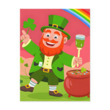 St. Patrick's Day Leprechaun Illustratie 