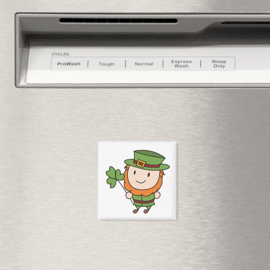 St Patrick's Day Leprechaun Magneet (Insitu (Vaatwasser))