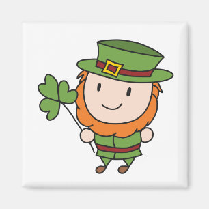 St Patrick's Day Leprechaun Magneet
