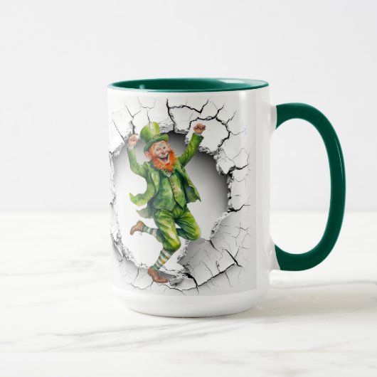 St. Patrick's Day Leprechaun Mok (Rechts)