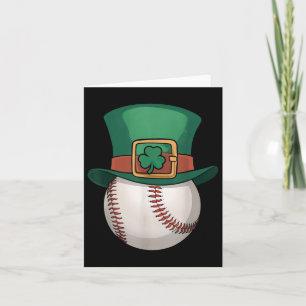 St Patricks Day Leprechaun Pet Shamrock Baseball M Kaart