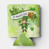 St. Patrick's Day Leprechaun Pot of Gold Clover Blikjeskoeler (Achterkant)