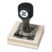 ST. PATRICK'S DAY LEPRECHAUN SQUIRREL RUBBER STEMP 	RUBBERSTEMPEL (Stempel)