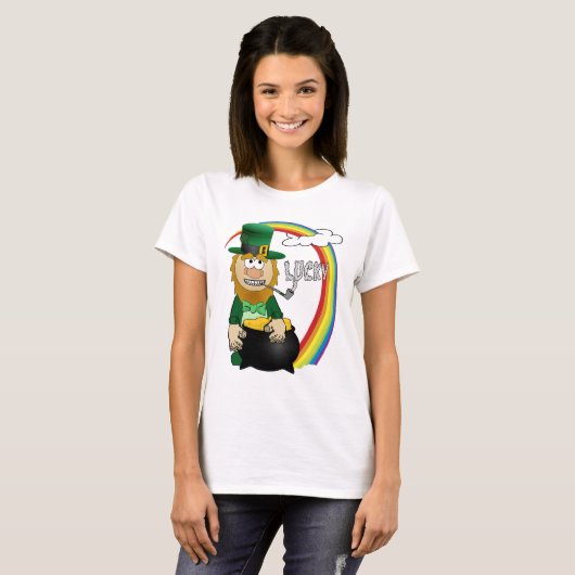 St. Patrick's Day Leprechaun T-shirt (Voorkant volledig)