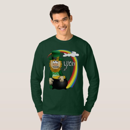 St. Patrick's Day Leprechaun T-shirt (Voorkant volledig)