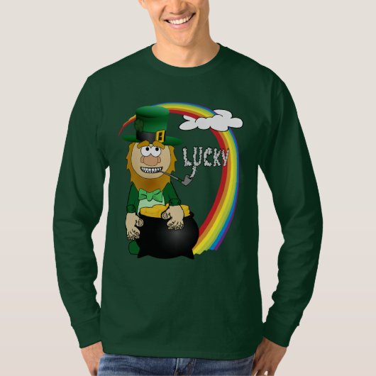 St. Patrick's Day Leprechaun T-shirt (Voorkant)