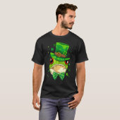 St Patrick's Day Leprechaun Toad Frog C Shamrock I T-shirt (Voorkant volledig)