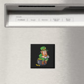 St Patricks Day Leprechaun Video Game Controller B Magneet (Insitu (Vaatwasser))