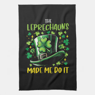 St. Patrick's Day Leprechauns Maakten Me Dat Doen Theedoek