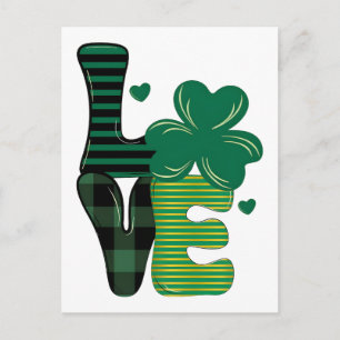 St. Patrick's Day liefde Feestdagenkaart