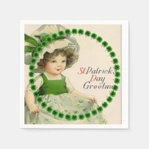 St Patrick's Day Little Irish Girl Servet