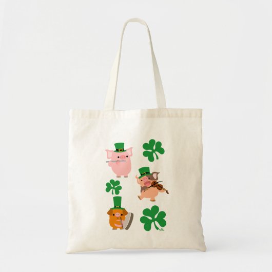 St Patrick's Day Little Musicians Bag Tote Bag (Voorkant)