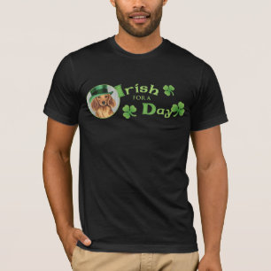St. Patrick's Day Longhaire Dachshund T-shirt
