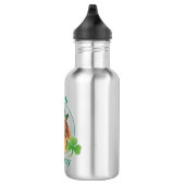 St. Patrick's Day Longhaire Dachshund Waterfles (Rechts)