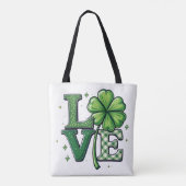 St. Patrick's Day Love Clipart Clower Draagtas (Achterkant)