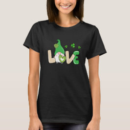 St Patrick's Day Love Gnome T-shirt