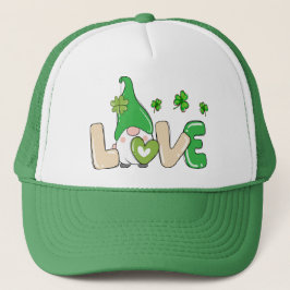 St Patrick's Day Love Gnome Trucker Pet