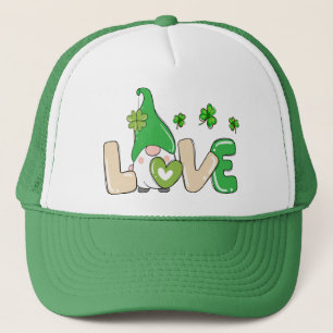St Patrick's Day Love Gnome Trucker Pet