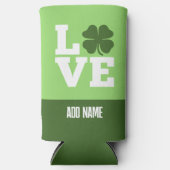 St. Patricks Day LOVE met shamrock (Voorkant)