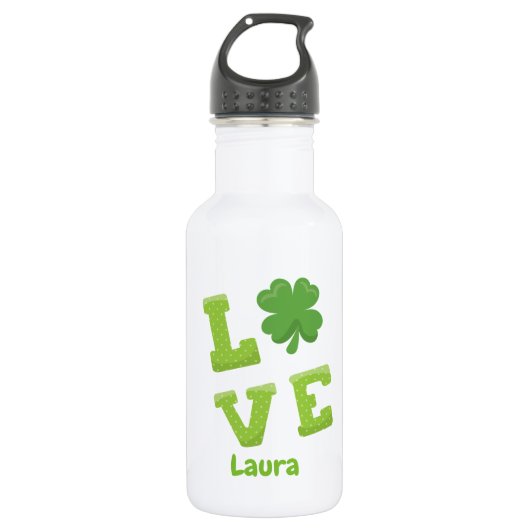St Patrick's Day Love Waterfles (Voorkant)