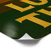 St. Patrick's Day Luck Of The Irish Clover Martini Perfect Poster (Hoek)