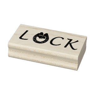 St. Patrick's Day Luck Rubberstempel