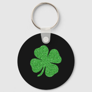 St. Patrick's Day Lucky Charm Groene Ierse klaver  Sleutelhanger