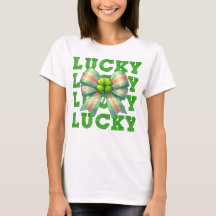 St. Patrick's Day Lucky Clover Bow