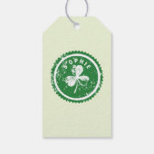 St. Patrick's Day Lucky Clover  Cadeaulabel (Achterkant)