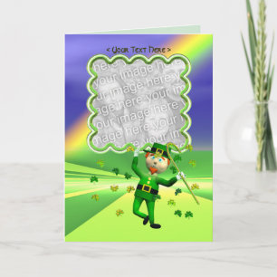 St. Patrick's Day Lucky Dance Template Kaart