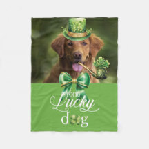 St. Patrick's Day Lucky Dog Funny Custom Foto