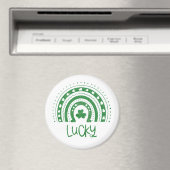St.Patricks Day Lucky Green Magnet Magneet (Insitu (Vaatwasser))