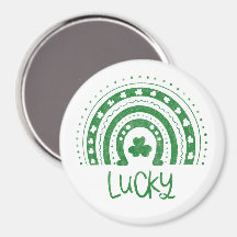 St.Patricks Day Lucky Green Magnet