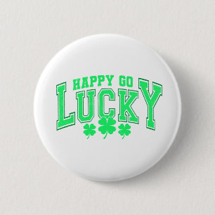 St Patrick's Day Lucky groen bier stijlvol Ronde Button 5,7 Cm
