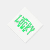 St Patrick's Day Lucky groen bier stijlvol Servet (Hoek)