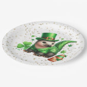 St. Patrick's Day Lucky Hedgehog Papieren Bordje (Gekanteld)