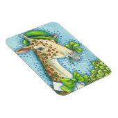 St. Patrick's Day LUCKY IRISH GIRAFFE MAGNET Magneet (Rechterzijde)