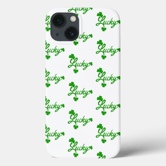 St. Patricks Day Lucky Shamrock Green Clover Leaf Case-Mate iPhone Case (Achterkant)