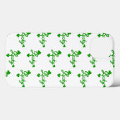 St. Patricks Day Lucky Shamrock Green Clover Leaf Case-Mate iPhone Case (Achterkant (horizontaal))