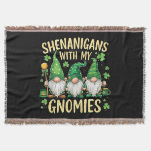 St. Patrick's Day Lucky Shamrock Kabouter Deken