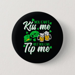 St. Patrick's Day Lucky Shamrock Ronde Button 5,7 Cm