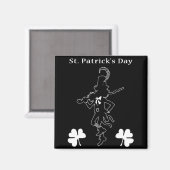 St. Patrick's Day Magnet Magneet (Voorkant / Achterkant)